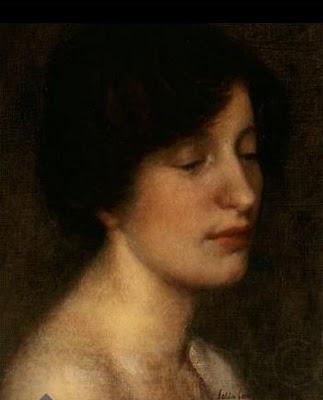 Thomas Cooper Gotch Portrait of the artist's wife Germany oil painting art